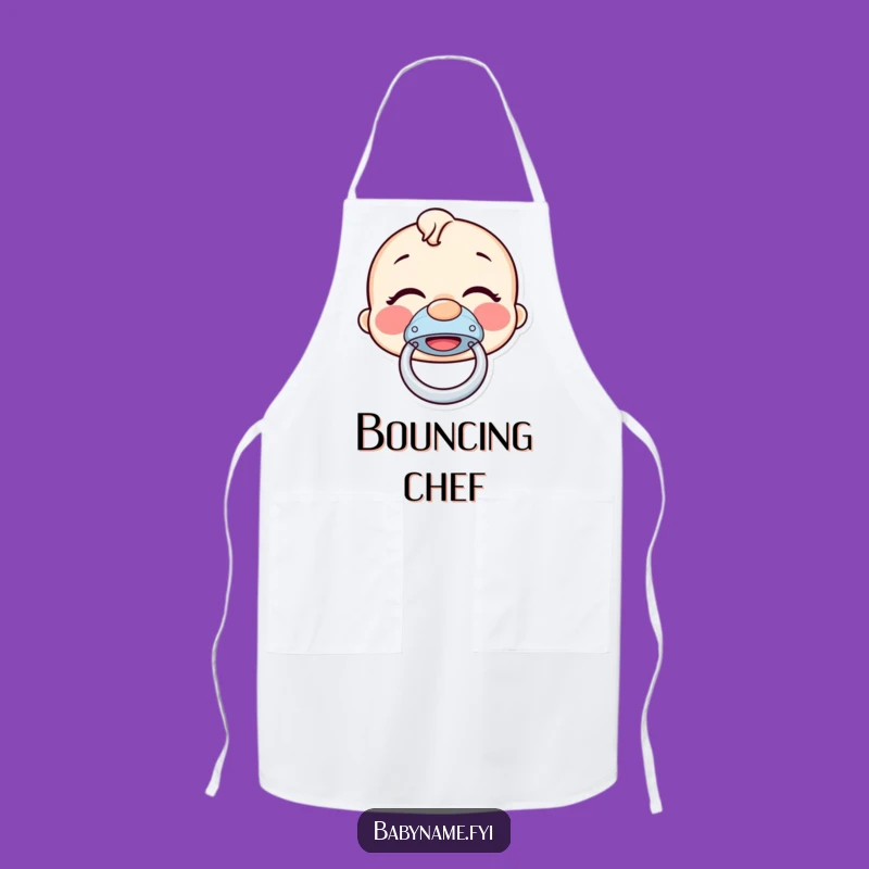 Funny Pacifier Apron - Giggling Bouncer Kitchen Gift