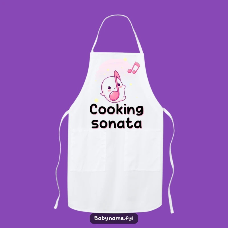 Funny Lullaby Note Apron: Musical Kitchen Fun, Hilarious Chef Accessory
