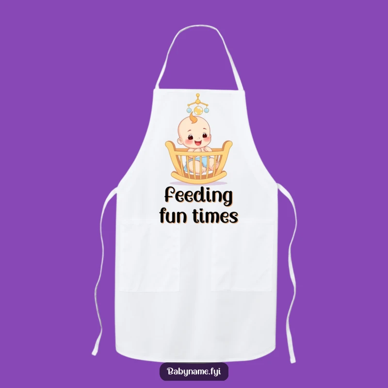 Funny Baby Mobile Apron: Keep Clean While Feeding, Perfect Gift!
