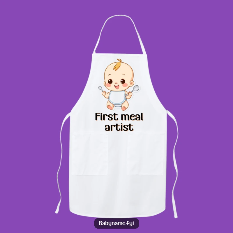 Funny Baby Bib Apron: Little Eater Kitchen Wear, Great Humorous Gift