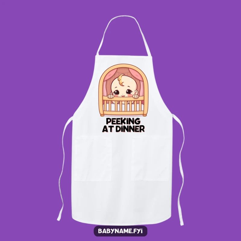 Funny Baby Crib Apron – Cook with Mischief and Playful Charm