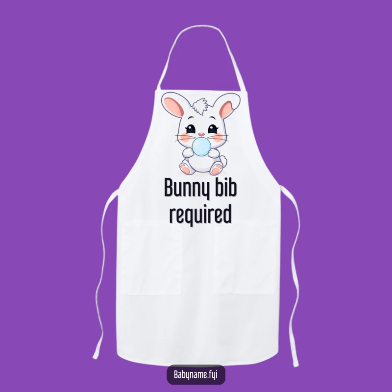 Funny Cheeky Baby Bunny Apron: Kitchen Fun with Giggles and Humor