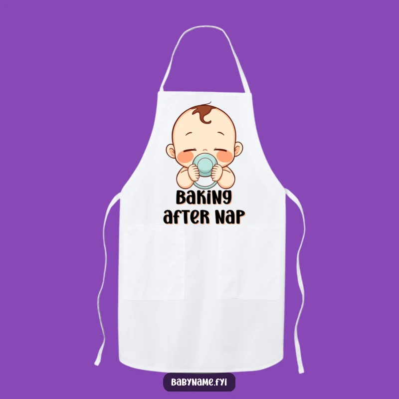 Funny Feeding Time Apron: Sleepy Baby - Cute Funny Gift
