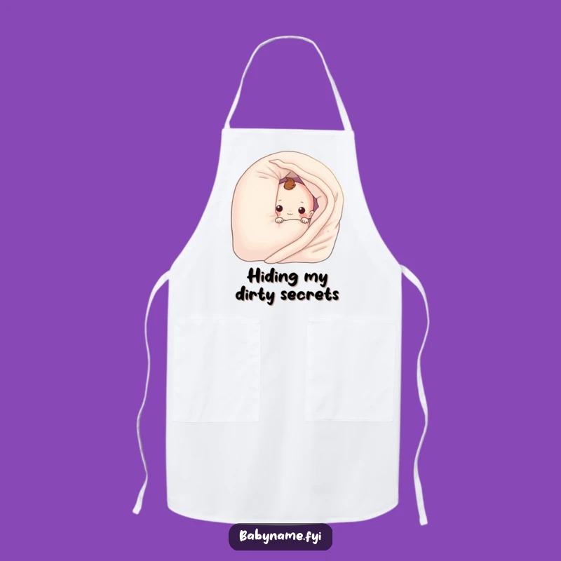 Funny Peek-a-Boo Blanket Apron - Kitchen Fun with a Playful Twist