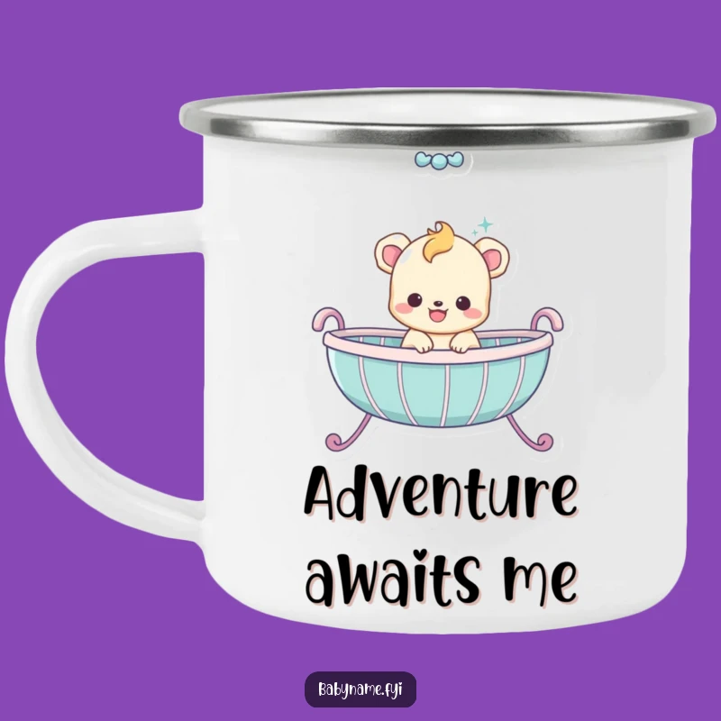 Funny Baby Animal Bouncing Camping Mug: Adventure & Laughter