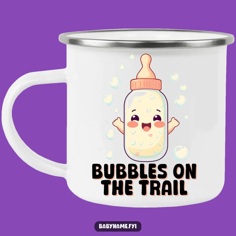 Funny Baby Bottle Camping Mug - Bubbly Outdoor Gift