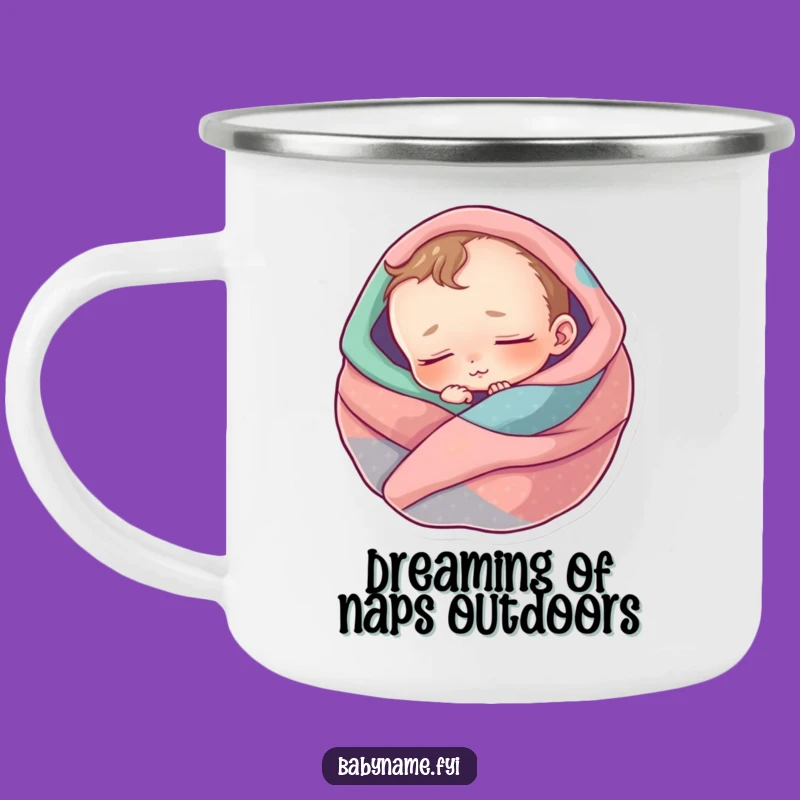 Funny Baby Campfire Mug: Cozy Character Drinkware for Outdoor Adventures