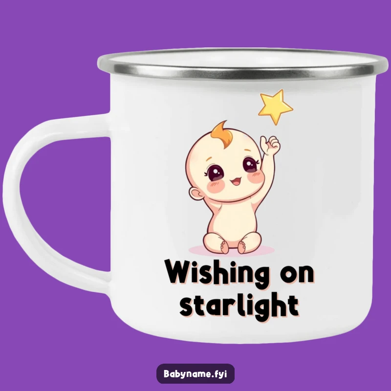 Funny Baby Star Camping Mug: Dream Under the Stars, Whimsical Drinkware, Great Funny Gift