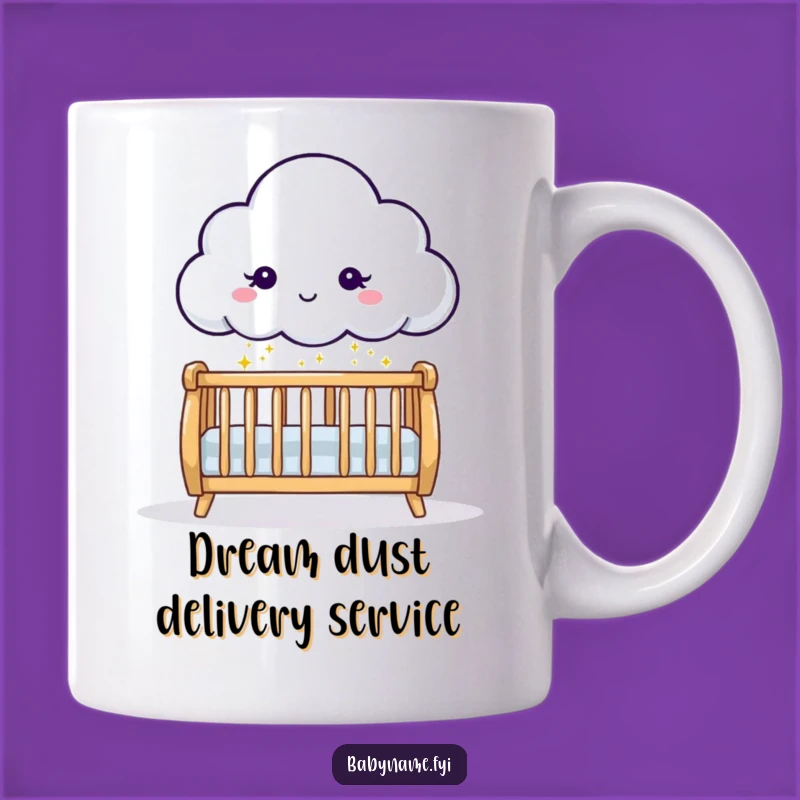Funny Baby Cloud Sprinkling Sparkles Mug - Adorable Newborn Gift Idea