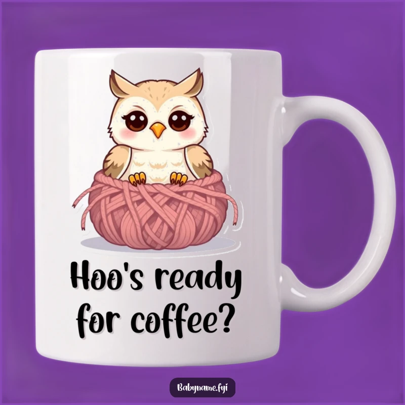 Funny Baby Owl Nest Mug: Adorable & Cozy Gift for Owl Lovers