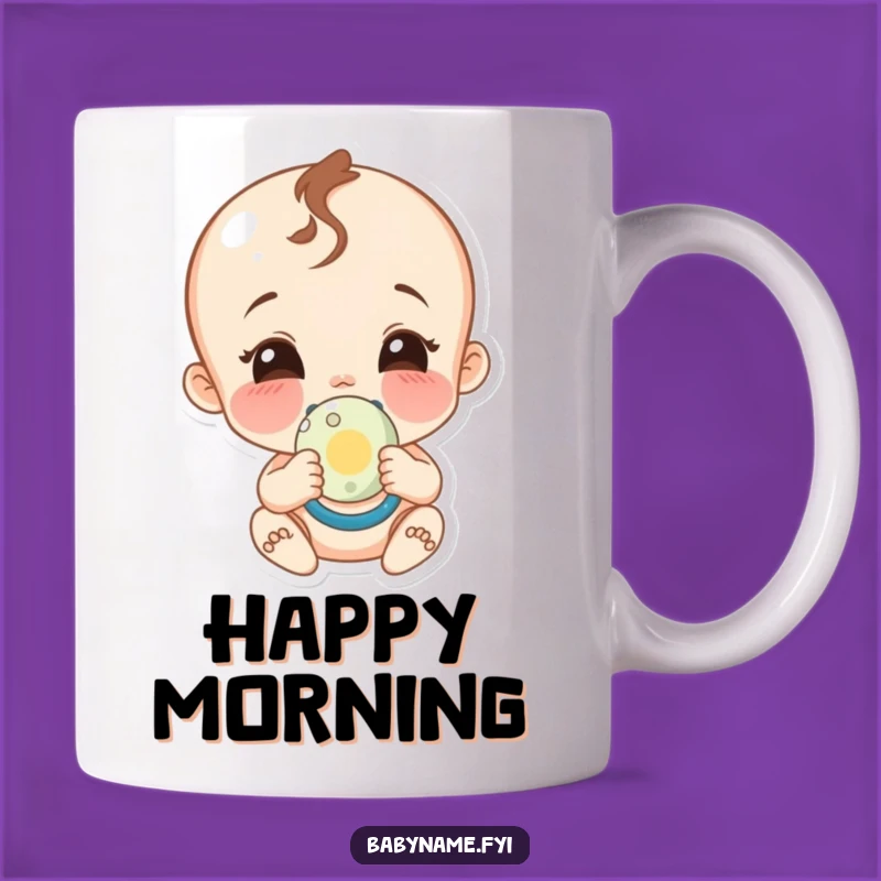 Funny Giggling Baby Pacifier Mug: Joyful Character Smile Gift