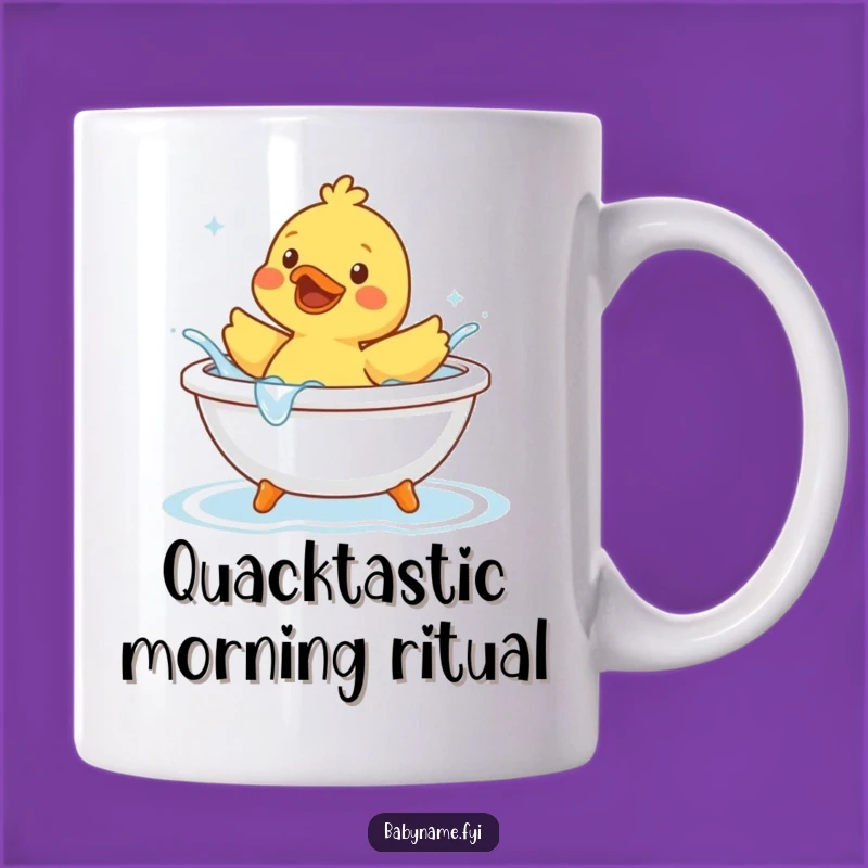 Funny Rubber Duck Splashing Mug - Hilarious Bathtime Gift for Fun Lovers
