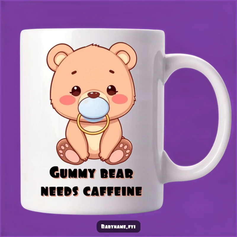 Funny Baby Bear Pacifier Mug: Adorable Cub Makes a Hilarious Gift