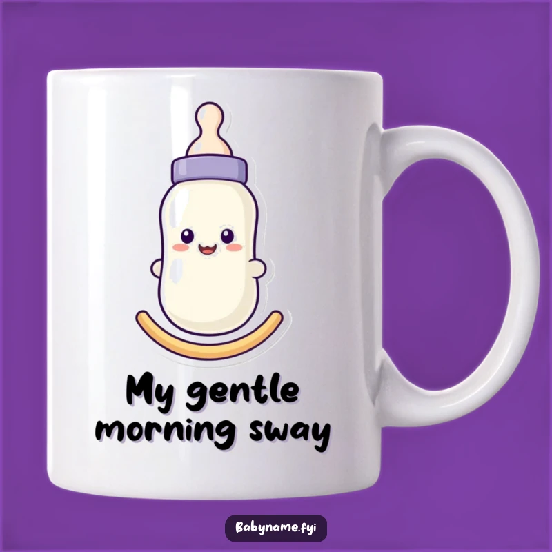 Funny Smiling Baby Bottle Mug: Sweet Gift for New Parents