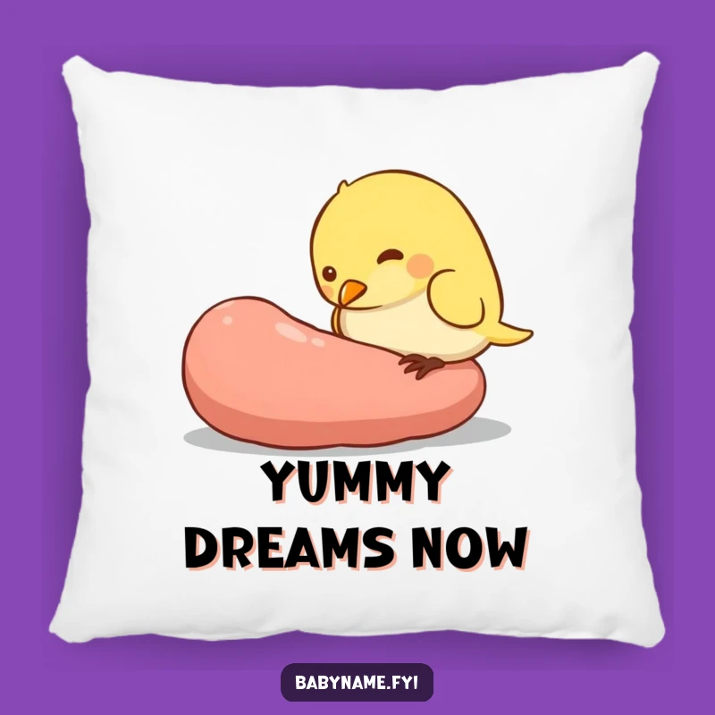 Funny Baby Bird Pillow, Giant Worm Pecking Cushion for Cozy Fun