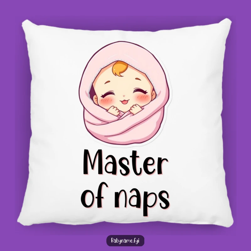 Funny Baby Blanket Pillow – Plush Comfort with a Content Smile