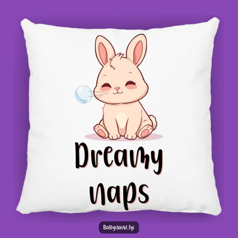 Funny Baby Bunny Bubble Pillow: Cuddly Comfort with a Playful Bunny