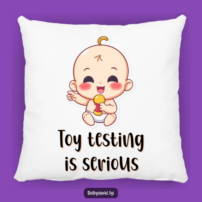 Funny Baby Joy Pillow: Soft Character Accent for Playful Comfort