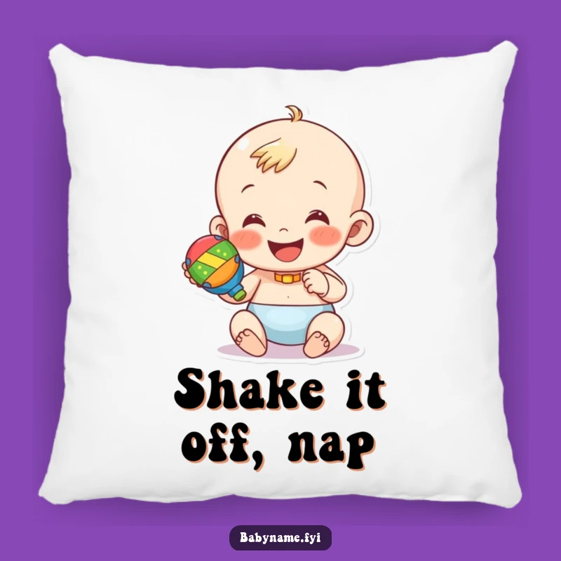 Funny Baby Rattle Pillow – Snuggle Up with Joyful Comfort