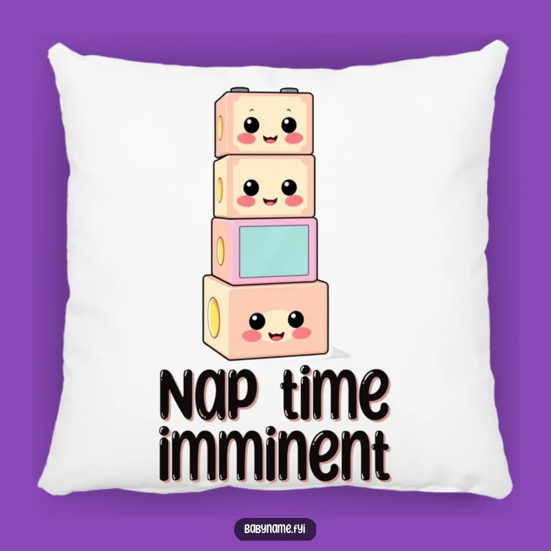 Funny Building Block Pillow: Cheerful & Soft, A Hilarious Decor Accent