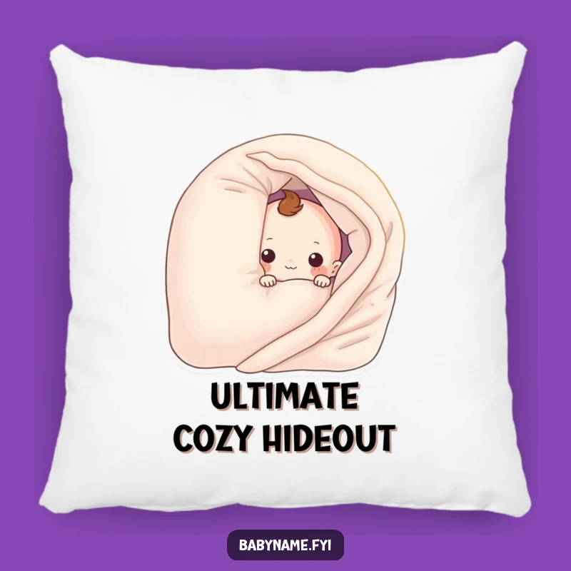 Funny Peek-a-Boo Blanket Pillow - Cozy Comfort & Playful Decor