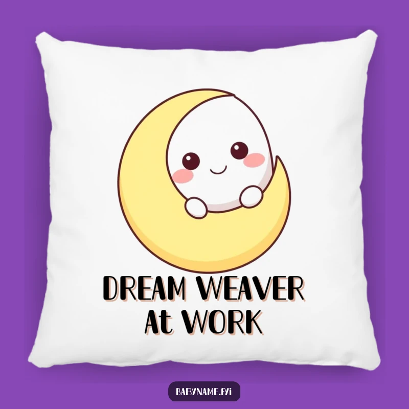 Funny Smiling Moon Pillow - Soft Celestial Accent Cushion Gift