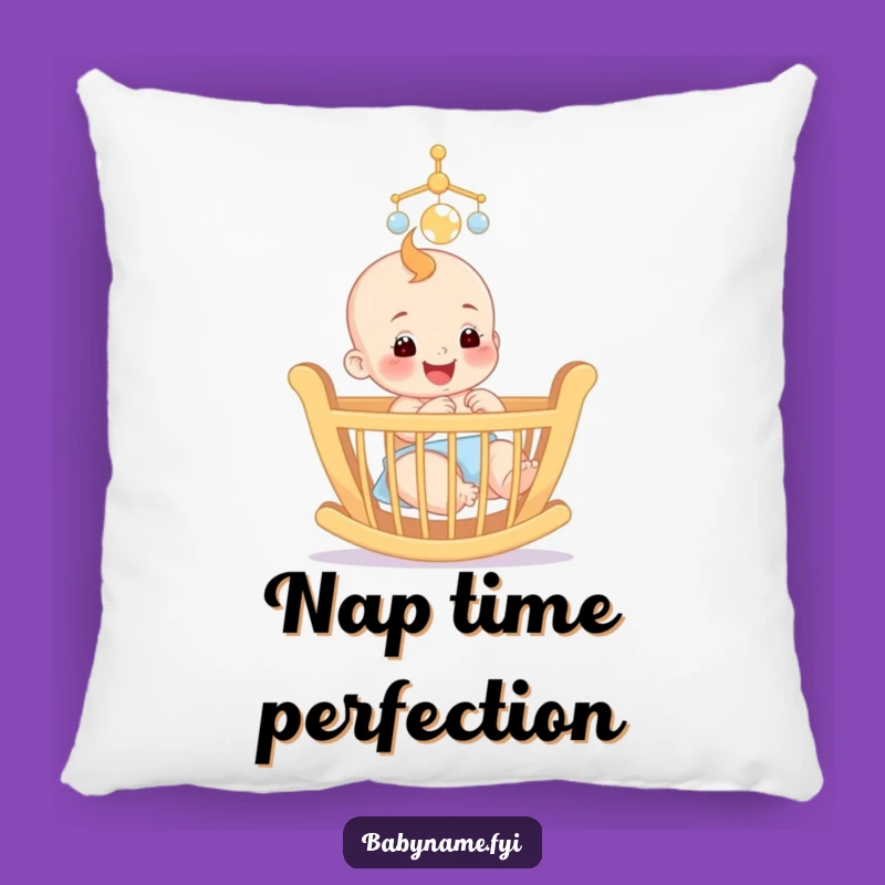 Funny Baby Mobile Pillow: Cozy Up with this Little Dreamer!