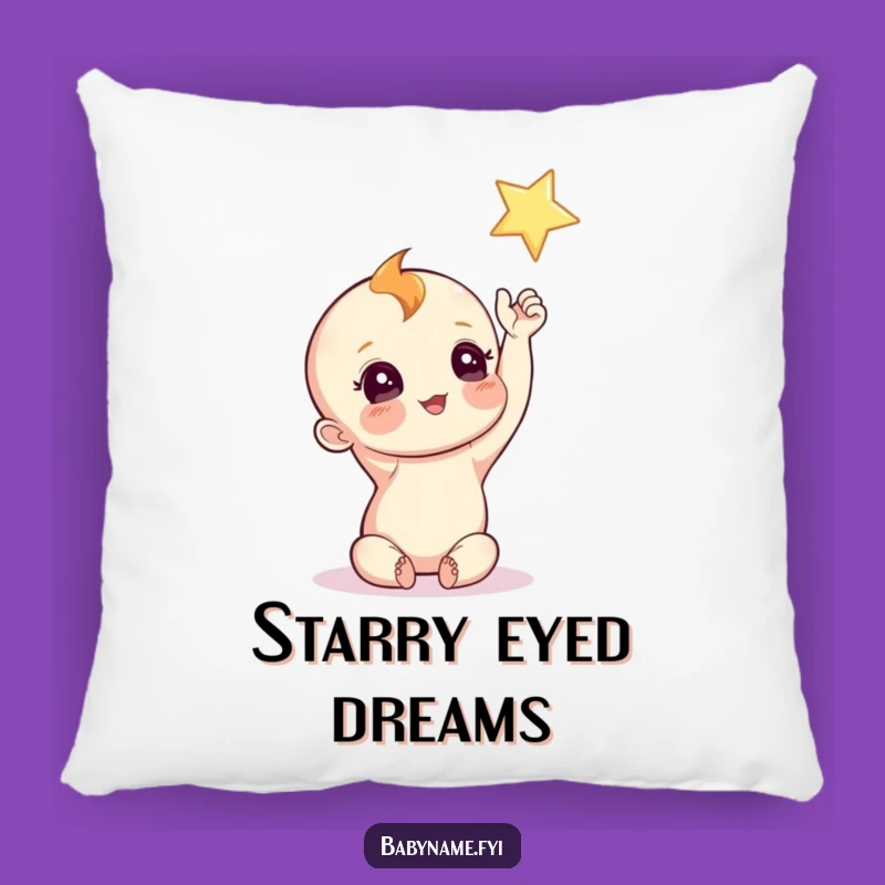 Funny Baby Star Pillow: Dreamy Comfort, Soft Humorous Gift for Little Ones