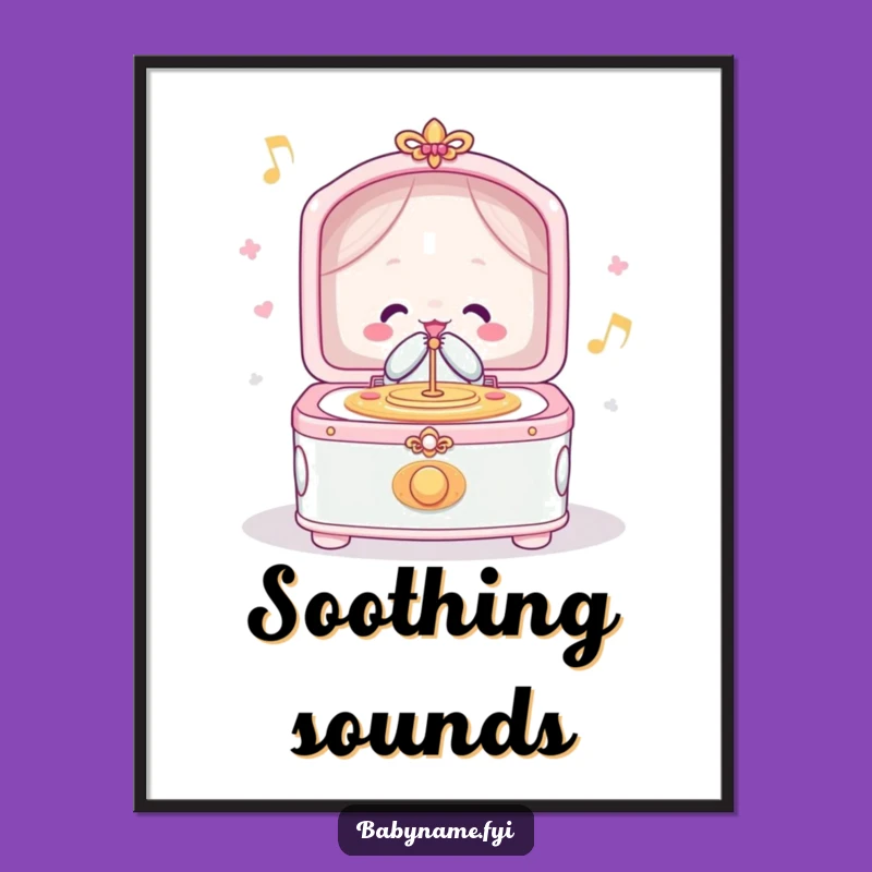 Funny Lullaby Music Box Digital Art - Instant Download for Whimsical Decor