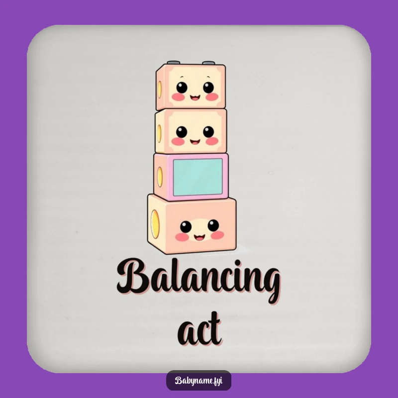 Funny Building Block Coaster: Cheerful Protection, Hilarious Table Decor