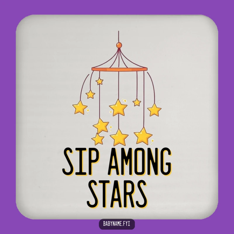 Funny Mobile Coaster Set - Protect Surfaces with Starry Wonder