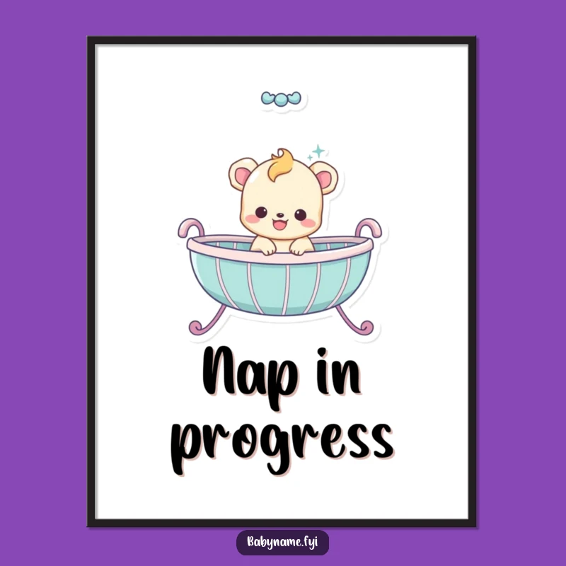 Funny Baby Animal Bouncing Poster: Adorable Art for Laughs
