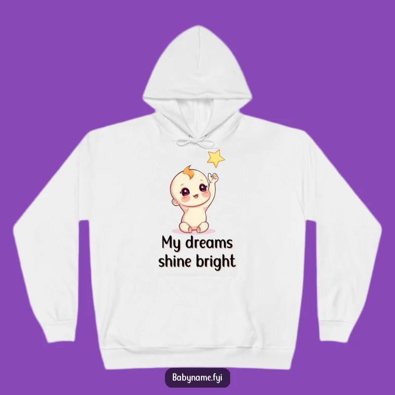 Cozy Funny Baby Star Hoodie: Curious Dreamer Comfort, Warm & Humorous Gift