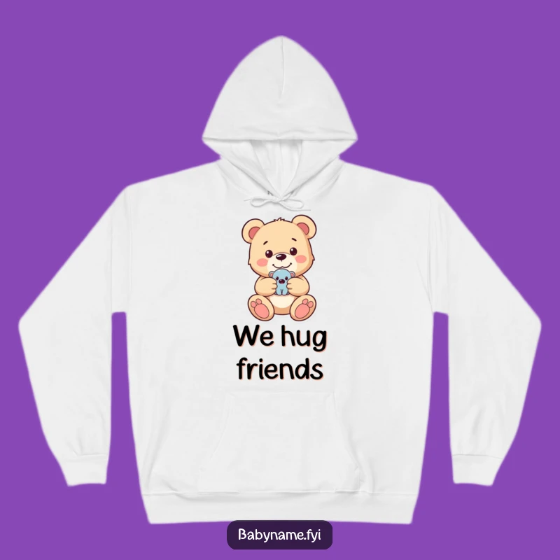 Cozy Funny Teddy Bear Hoodie - Snuggly Comfort with a Touch of Playful Innocence