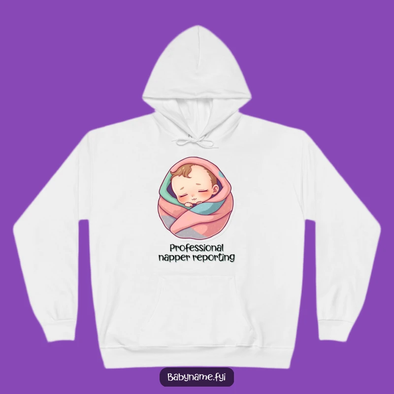 Funny Baby Naptime Hoodie: Warm and Cozy Character Comfort Gift