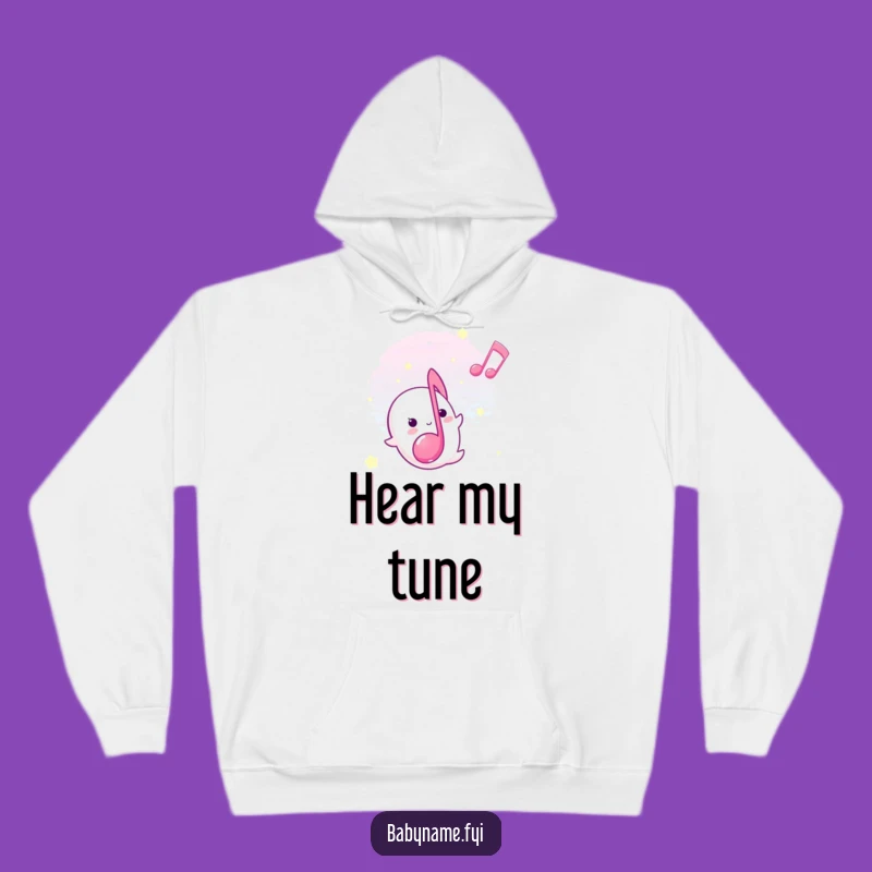 Funny Lullaby Note Hoodie: Cozy Comfort, Hilarious Musical Vibes
