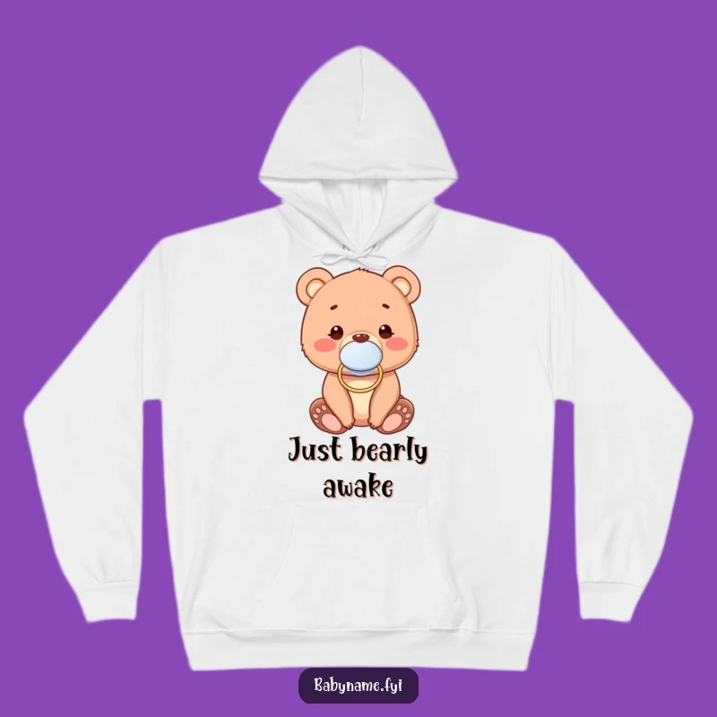 Cozy Funny Baby Bear Pacifier Hoodie: Stay Warm with a Cute Cub