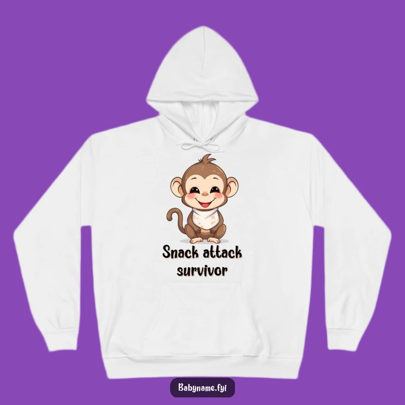 Cozy Funny Baby Monkey Hoodie: Warmth and Messy Charm for a Gift