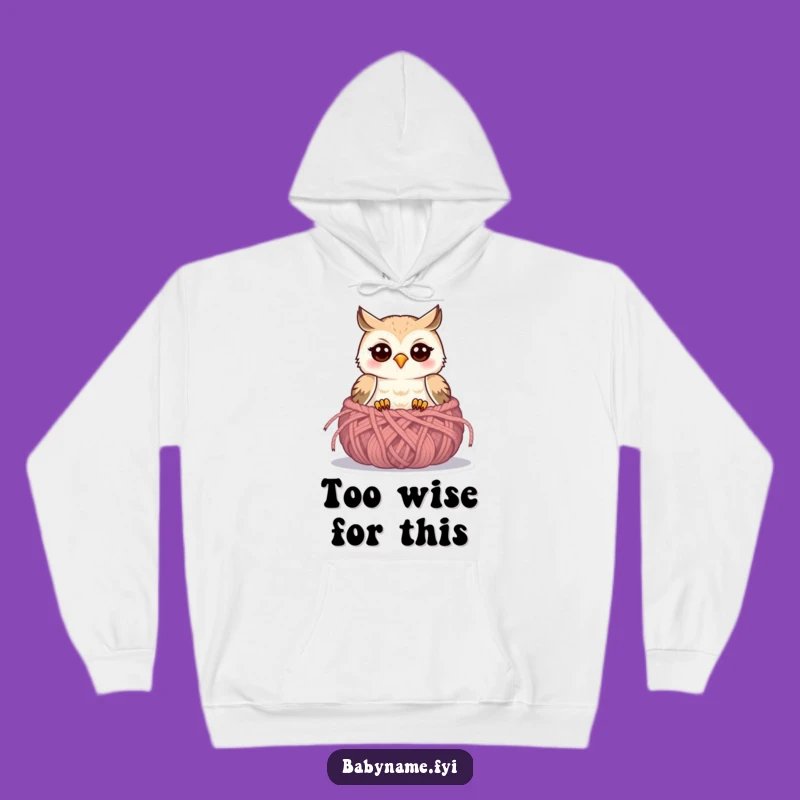 Funny Baby Owl Hoodie: Cozy & Cute Wearable Hug from a Nest
