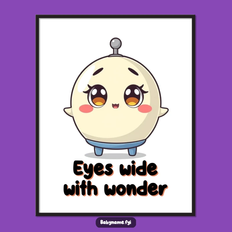 Free Printable Wall Art: Surprised Mobile - Whimsical Downloadable Decor