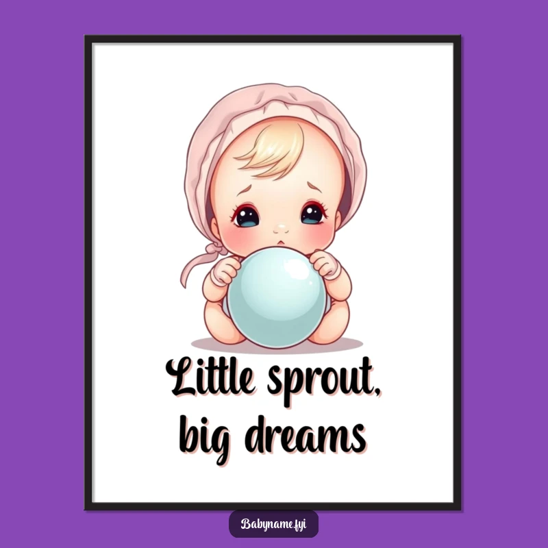 Free Printable Funny Baby Bonnet Art: Hilarious Newborn Peek Downloadable Decor