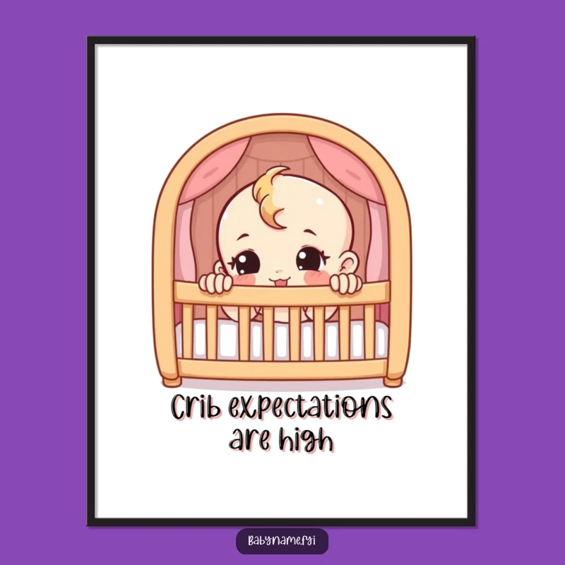 Funny Free Printable Wall Art: Peek-a-Boo Baby, Mischievous Downloadable Decor