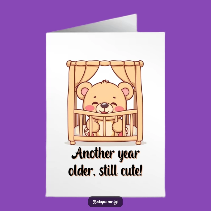 Free Printable Giggling Teddy Bear Birthday Card - Funny Downloadable Gift for Kids