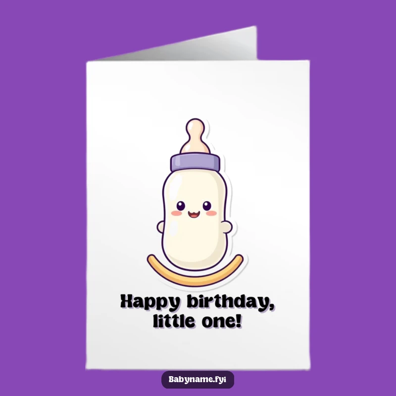 Free Printable Birthday Card: Smiling Bottle, Hilarious DIY Downloadable Gift