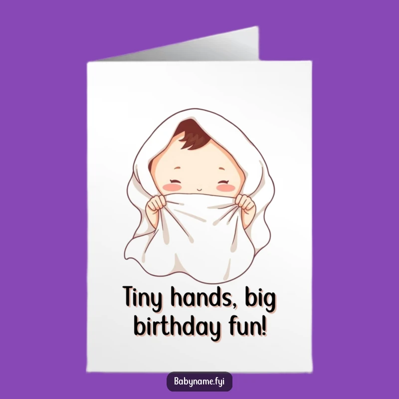 Free Printable Birthday Card: Baby Blanket Tug, Hilarious Surprise Downloadable Gift!
