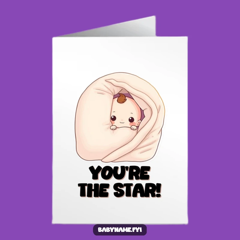 Free Printable Baby Blanket Congratulations Card: Peek-a-Boo Joy Downloadable