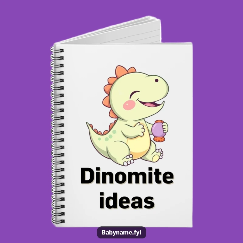 Funny Baby Dinosaur Rattle Notebook: Dino Notes for Your Ideas