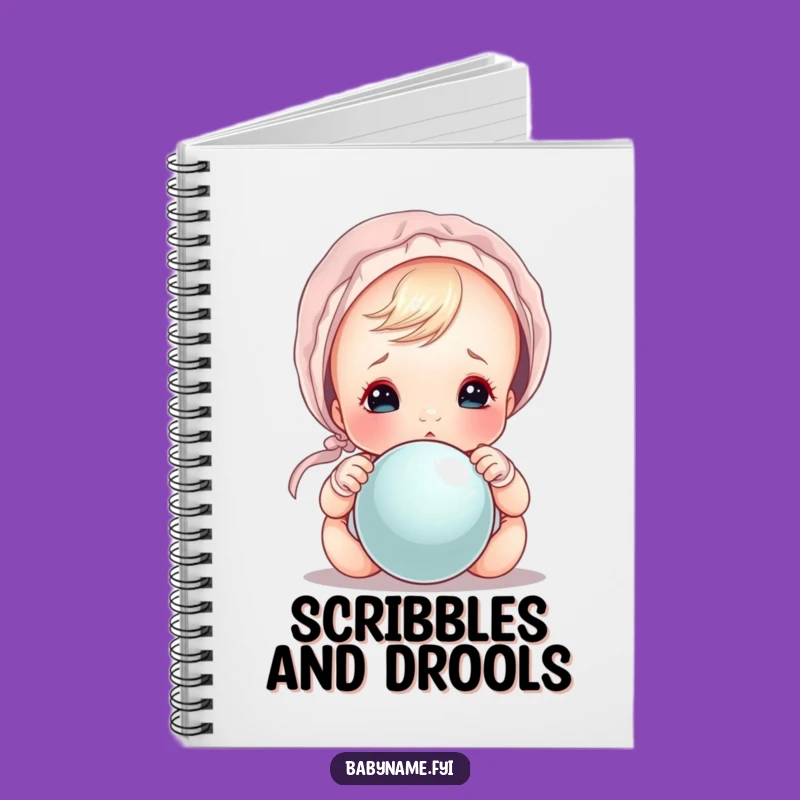 Funny Baby Bonnet Peek Notebook: Jot Down Funny Ideas in Style