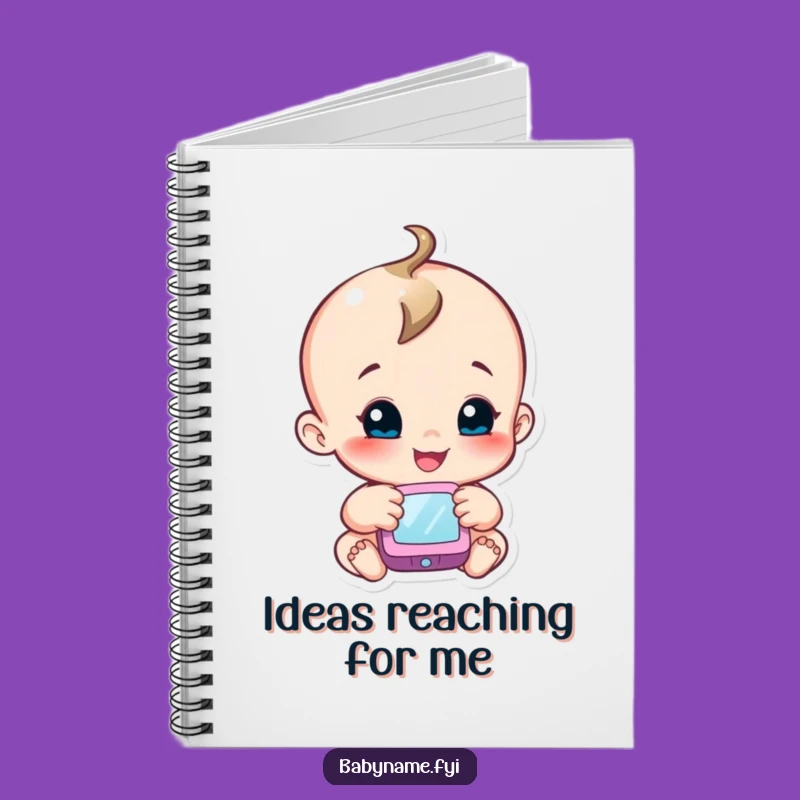 Funny Baby Journal Notebook: Capture Wonder with This Curious Character