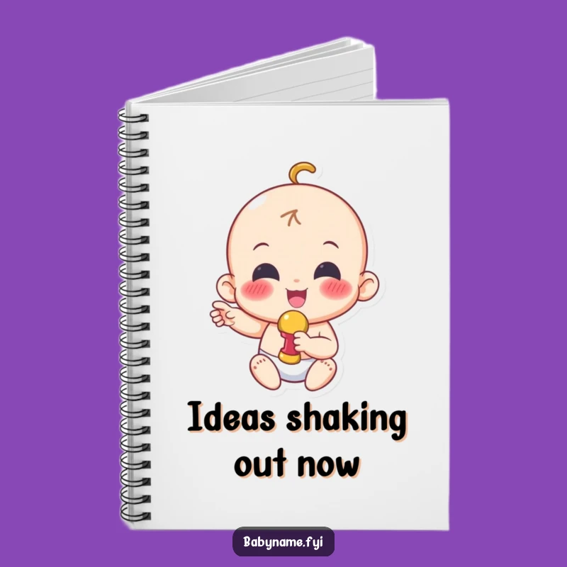 Funny Baby Journal Notebook: Capture Joy with This Cheerful Character